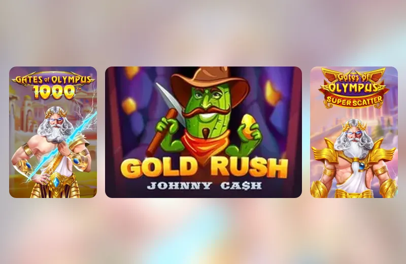 Gates of Olympus 1000, Gold Rush with Johnny Cash i Gates of Olympus Super Scatter – automaty w lobby MonsterWin Casino