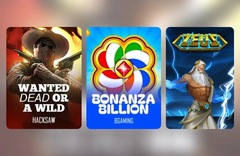 Wanted Dead or a Wild, Bonanza Billion i Ze Zeus – automaty w lobby MonsterWin Casino